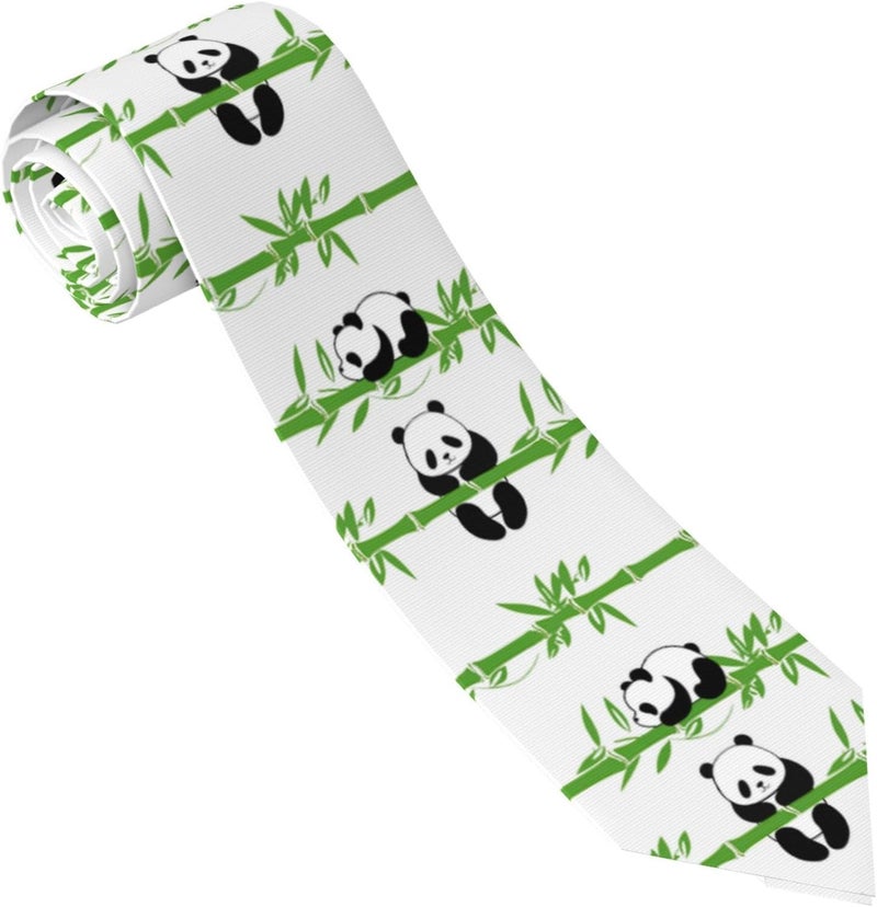 Yilad Tie for Men and Boy Novelty Fun Full Print Men's Necktie Skinny Fashion Narrow Wide - Image 1